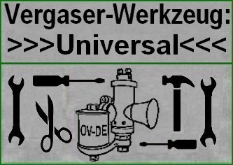 Vergaser-Werkzeug: Universal